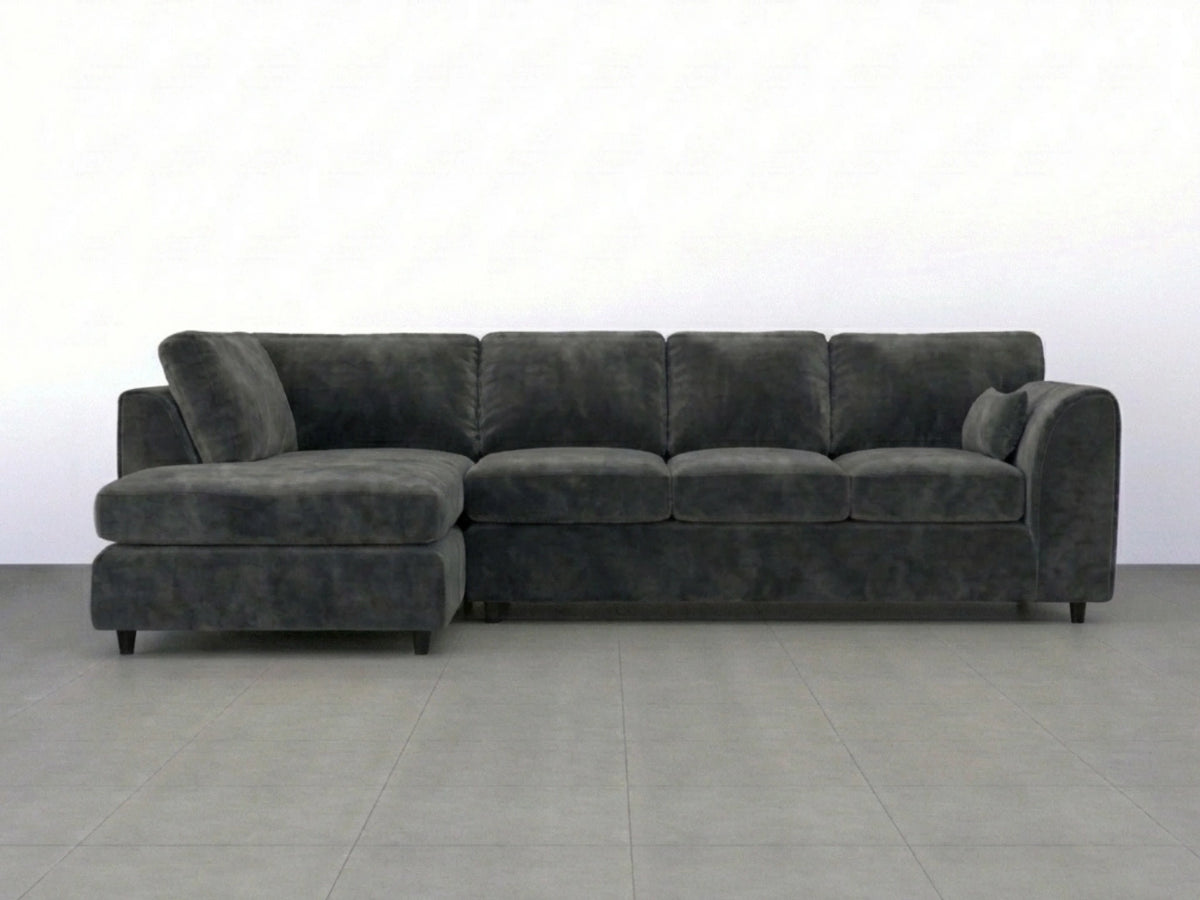 XL Left Hand Facing Dark Grey