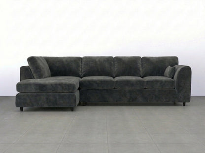 XL Left Hand Facing Dark Grey