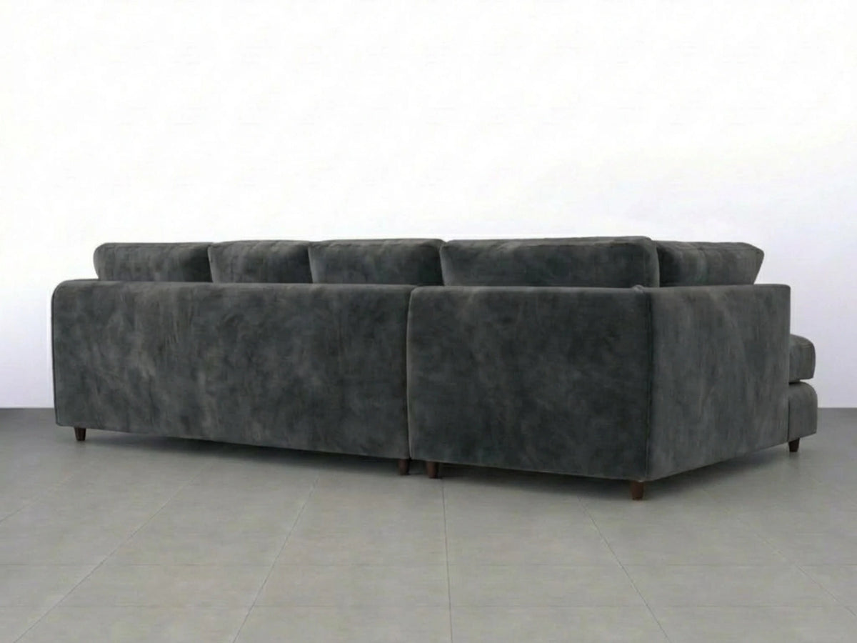 XL Left Hand Facing Dark Grey