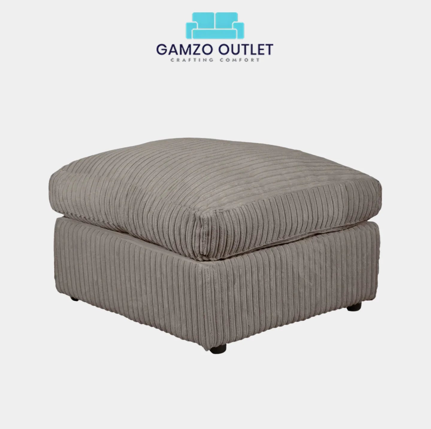 Jumbo Cord Footstool