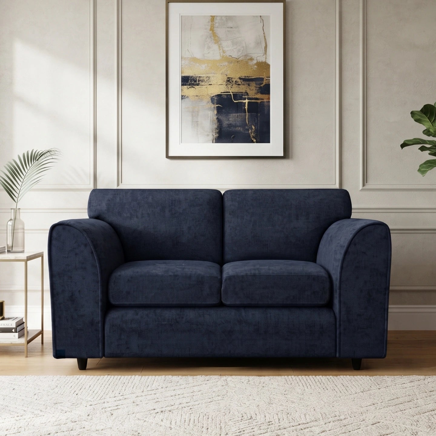 Alaska Fabric 2 Seater Full Back Sofa