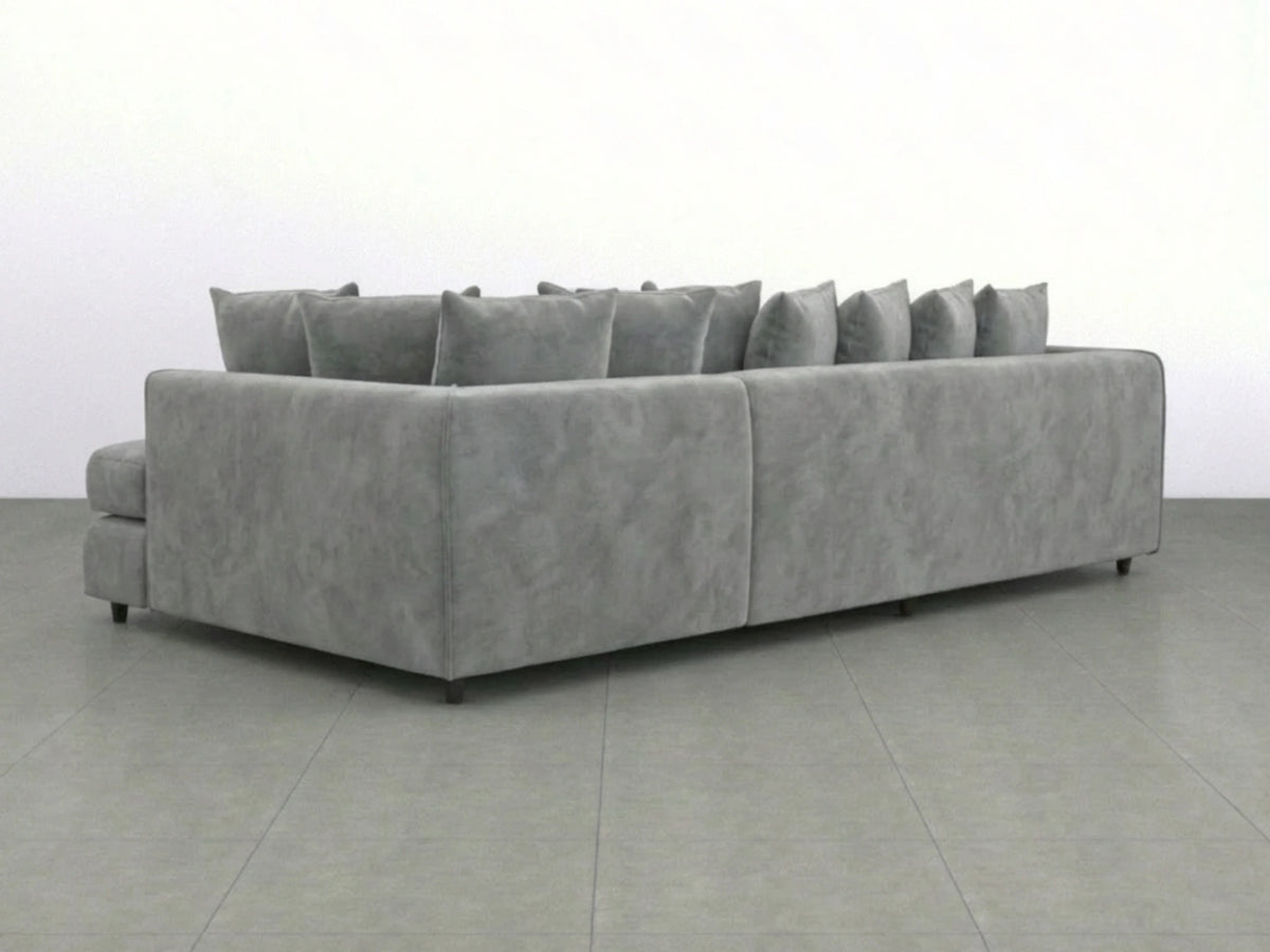 XL Right Hand Facing Light Grey