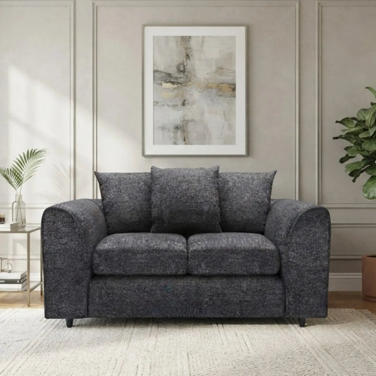 Lisbon Fabric 2 Seater Scatter Back Sofa