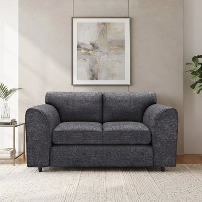 Lisbon Fabric 2 Seater Full Back Sofa