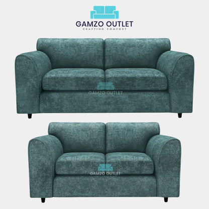 ALASKA FABRIC FULL BACK SOFA SET - Gamzo Outlet