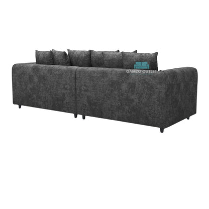 Alaska Fabric 4 Seater Scatter Back Sofa