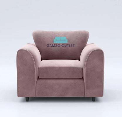 Plush Fabric Arm Chair