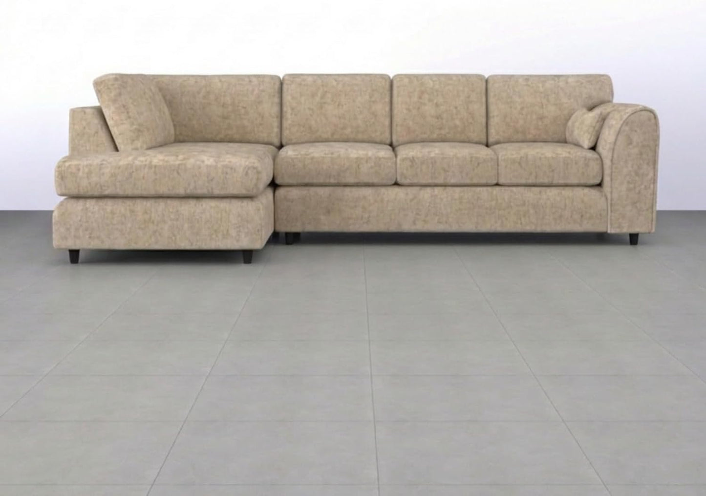 XL Left Hand Facing Beige