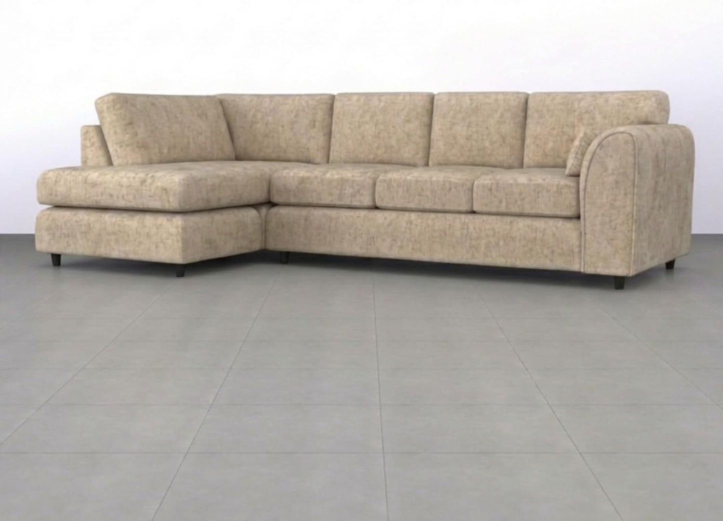 XL Left Hand Facing Beige
