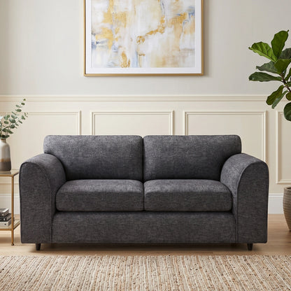 Lisbon Fabric 3 Seater Full Back Sofa