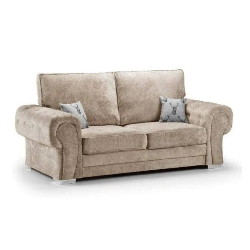 Verona Fabric 3 Seater Full Back