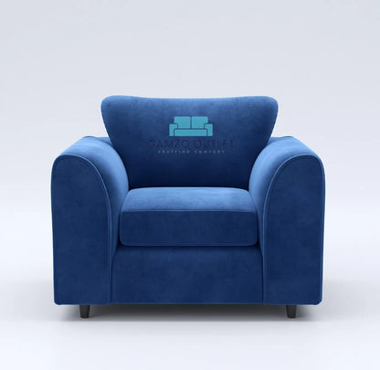 Plush Fabric Arm Chair