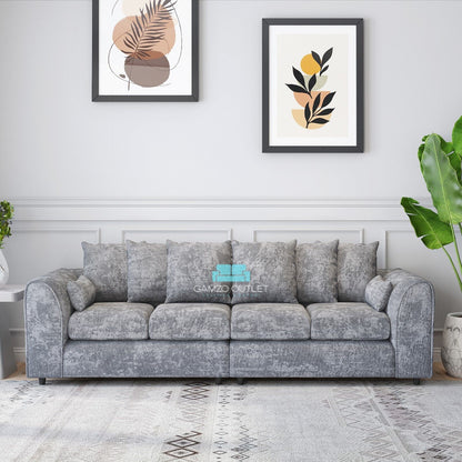 Alaska  Fabric 4 Seater Scatterback Sofa