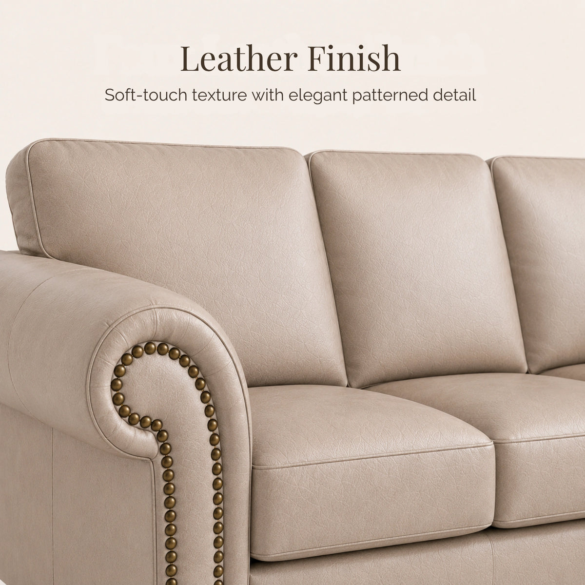 Cream 4 Seater Right hand facing