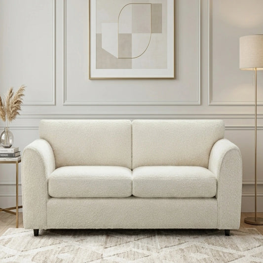 Boucle Fabric 3 Seater Sofa