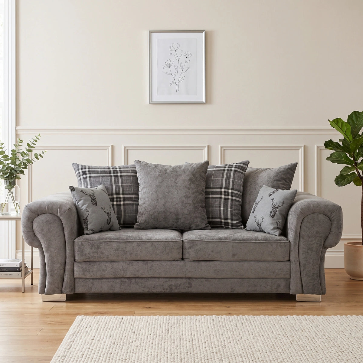 Verona 3 Seater Scatter Back Sofa
