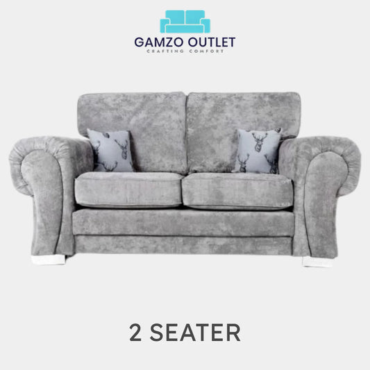 2 seater light grey
