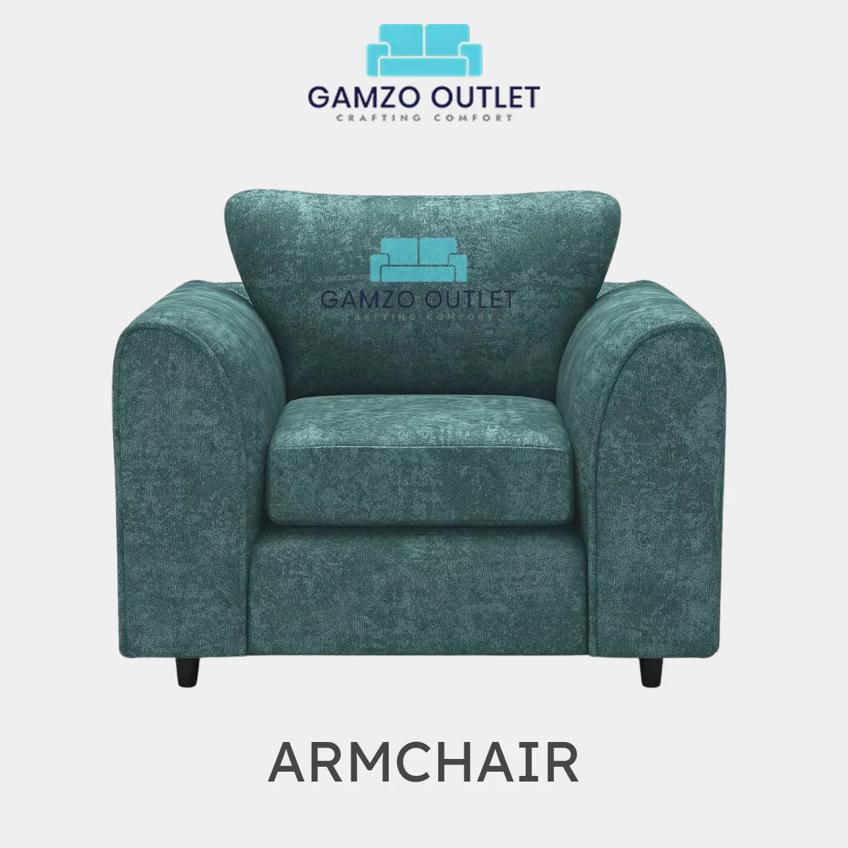 ALASKA FABRIC FULL BACK SOFA SET