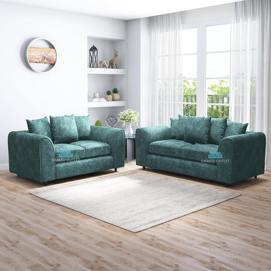 ALASKA FABRIC SCATTER BACK SOFA SET - Gamzo Outlet