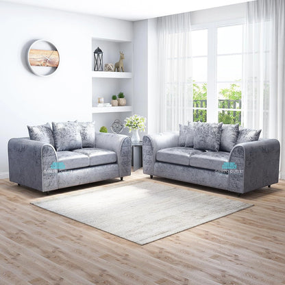 3+2 Seater Silver Elegance