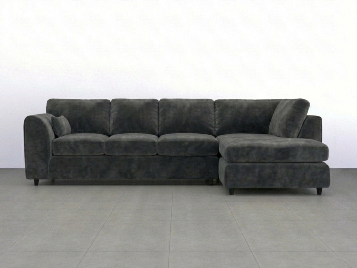 XL Right Hand Facing Dark Grey