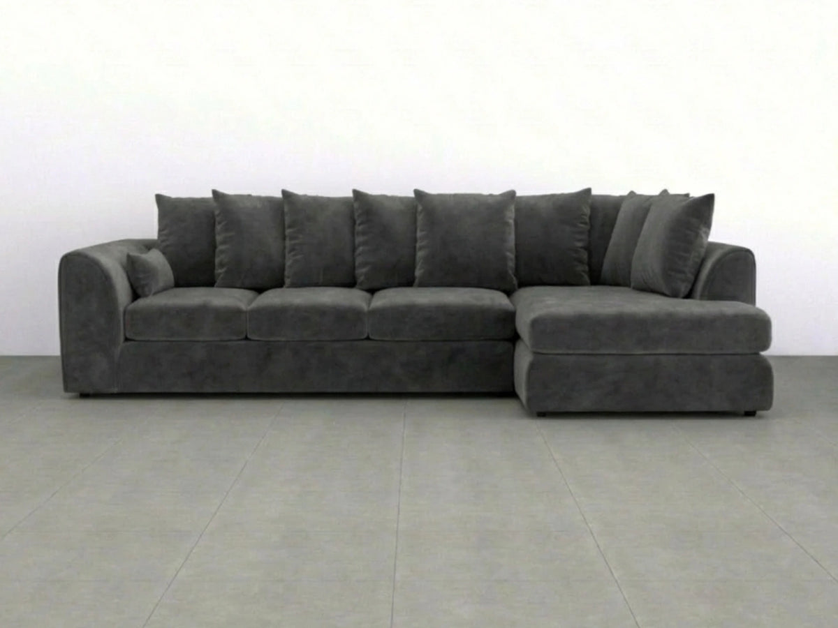 XL Right Hand Facing Dark Grey