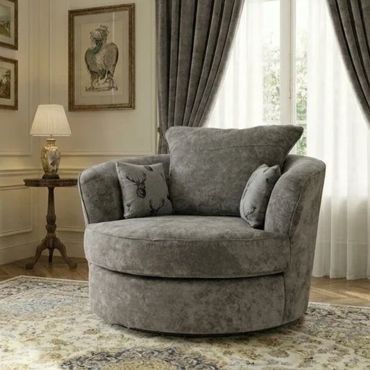 Verona Grey Swivel chair