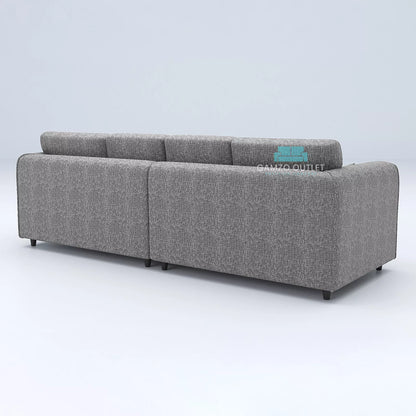 Lisbon Fabric  4 Seater  Full Back  Sofa