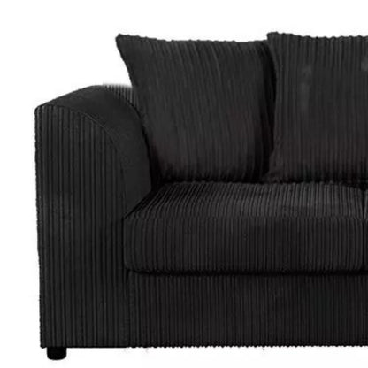 Jumbo Cord Fabric 4 Seater Scatter Back Sofa