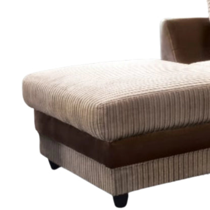 Dino Jumbo Cord L Shape Sofa