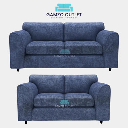 ALASKA FABRIC FULL BACK SOFA SET - Gamzo Outlet