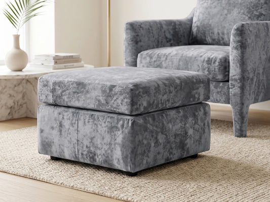 Verona Fabric Footstool