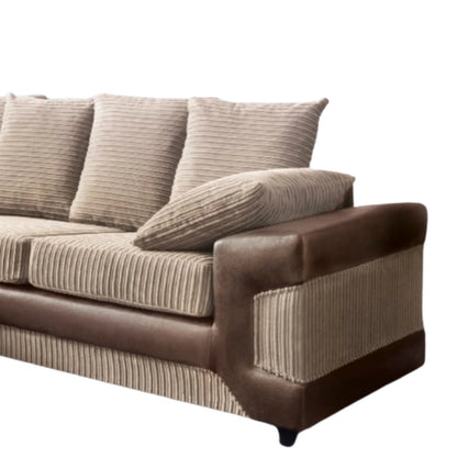 Dino Jumbo Cord L Shape Sofa