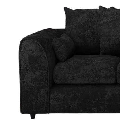 Alaska Fabric 4 Seater Scatter Back Sofa
