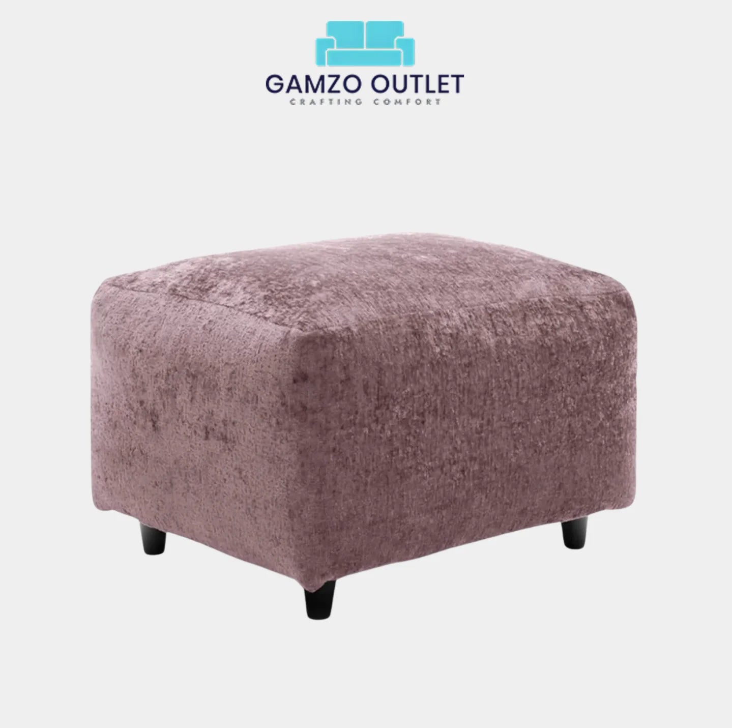 Alaska  Fabric Footstool