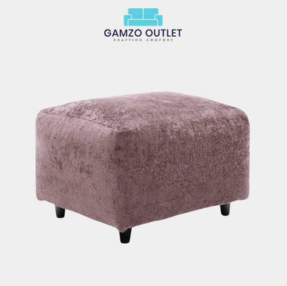 Alaska  Fabric Footstool