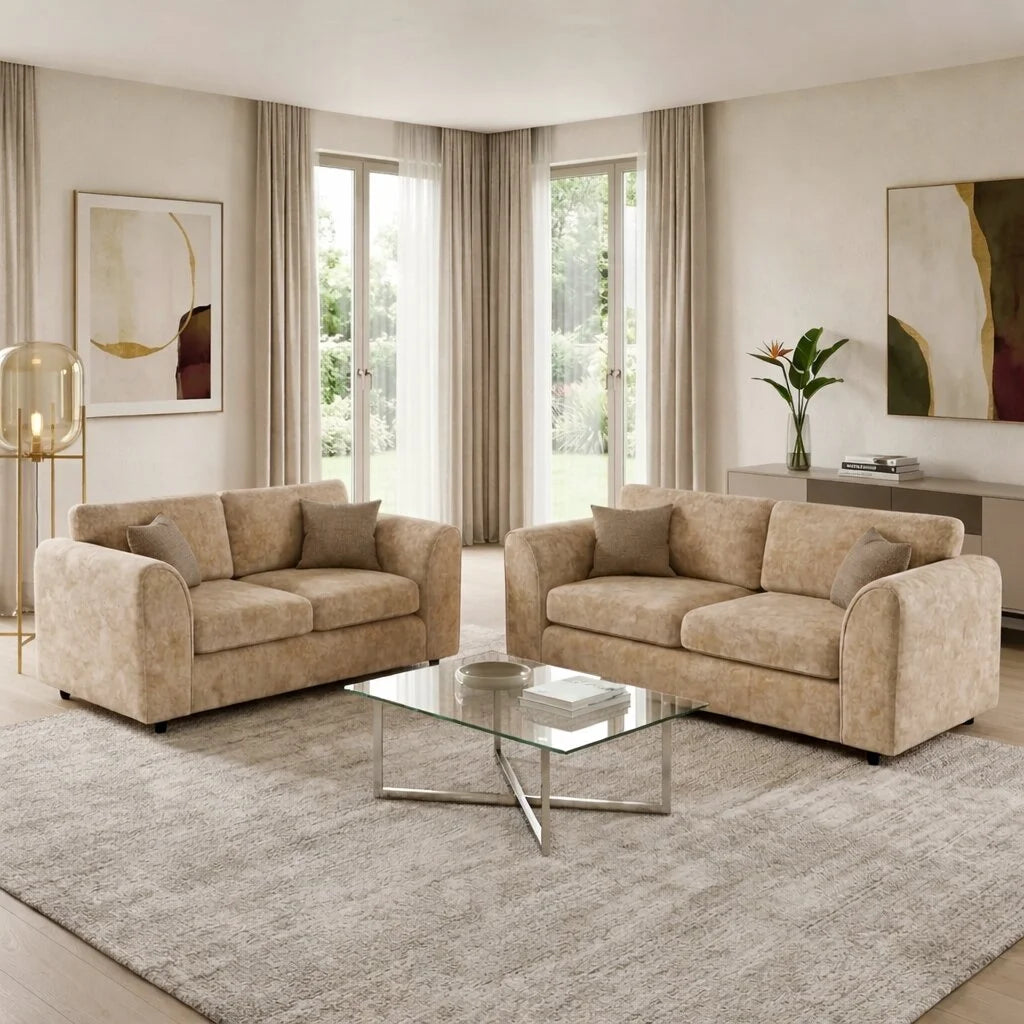 3+2 Seater beige