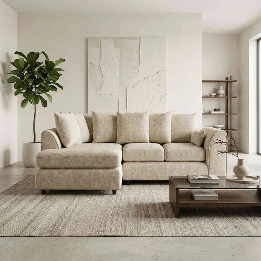 Left Hand Facing Beige