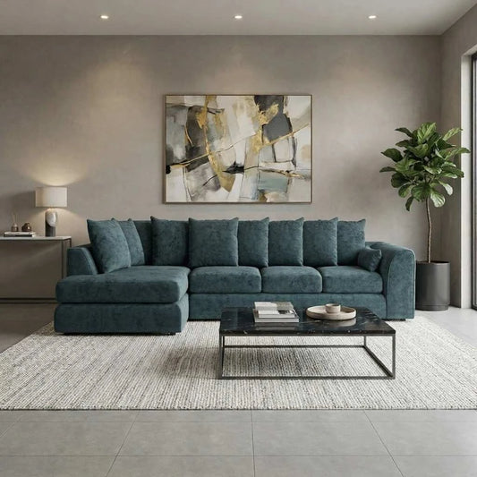 XL Left Hand Facing Teal