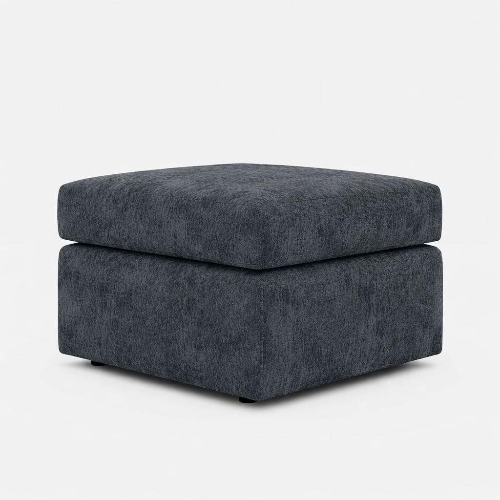 Alaska fabric footstool from Gamzo Outlet, designed for corner sofas, with soft fabric upholstery and contemporary style.