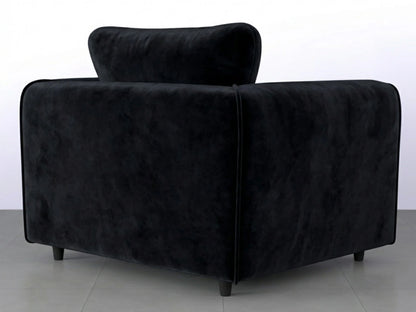 Plush Fabric Scatter Back Sofa Set
