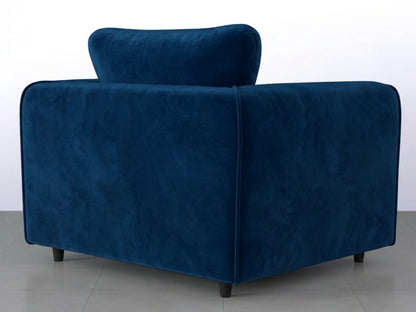Plush Fabric Scatter Back Sofa Set