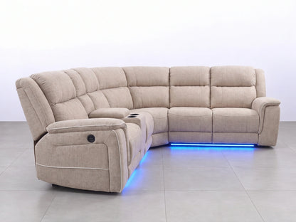 Model H Electric Recliner Corner Sofa