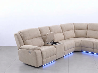 Model H Electric Recliner Corner Sofa