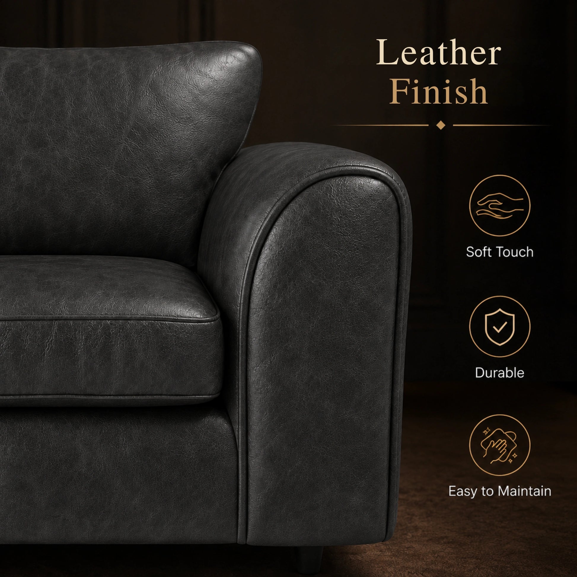 Black 2 Seater