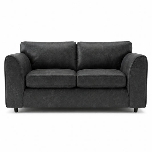 Dillon 3 Seater Full Back Leather Sofa