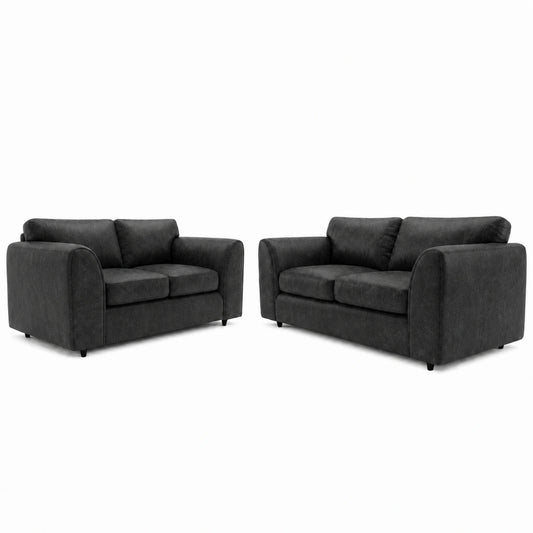 Black 3+2 Seater