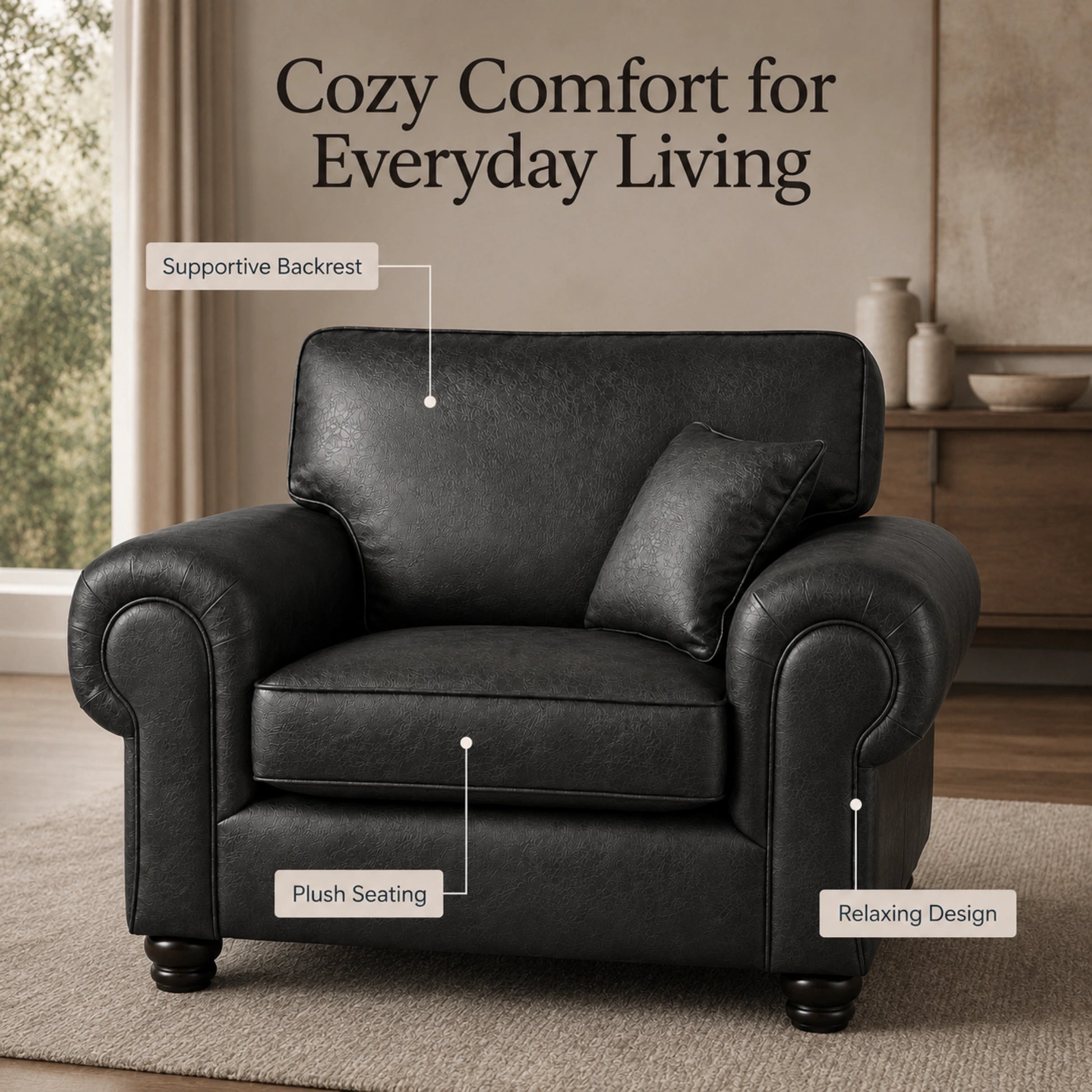 Black Armchair