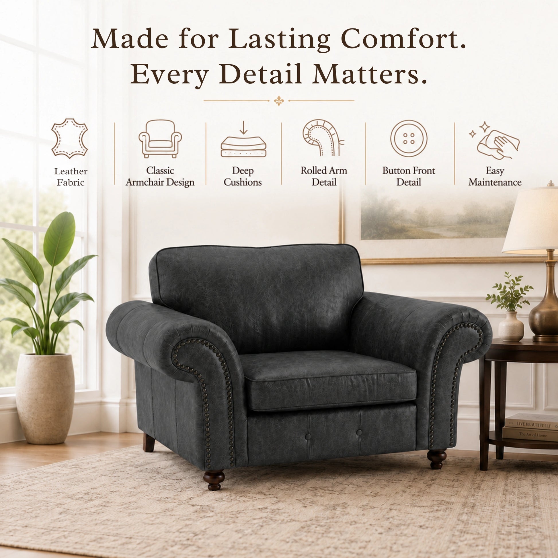 Black Armchair