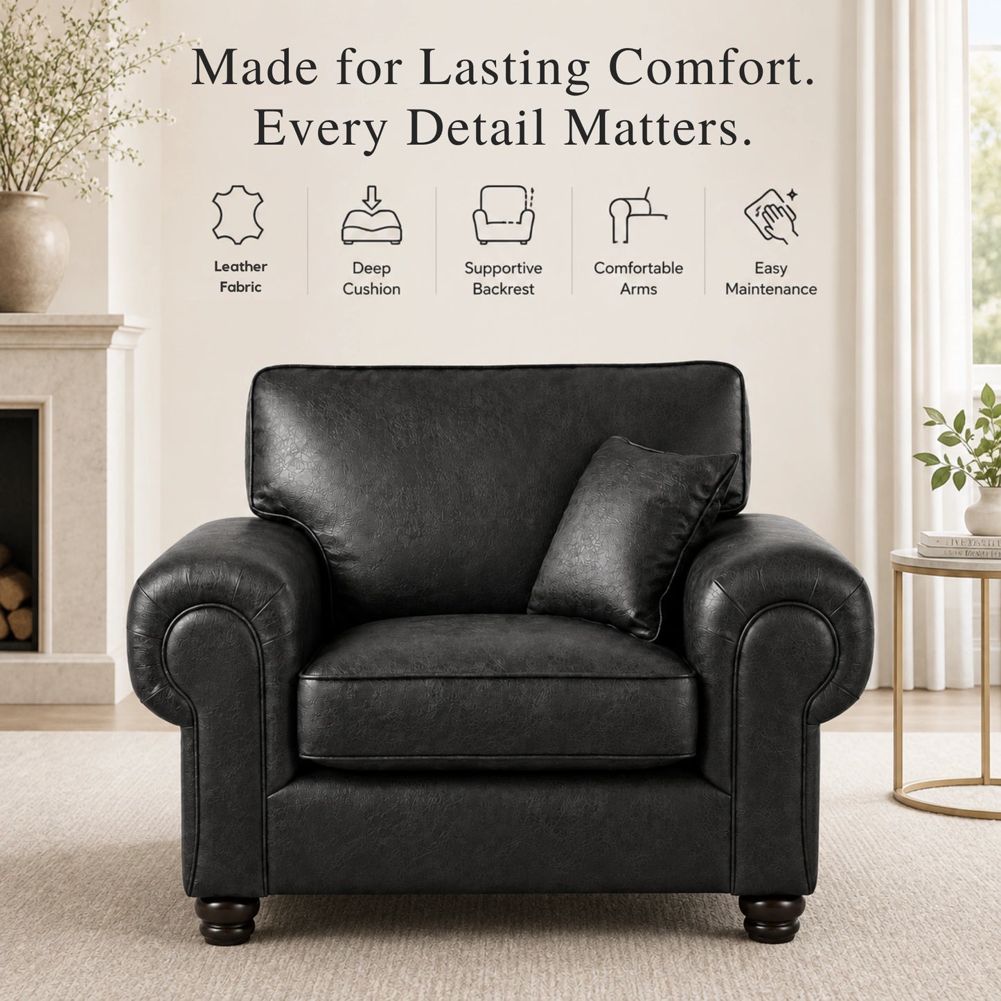 Black Armchair